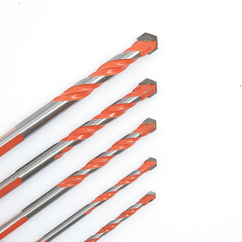 Multifunction Masonry Drill Bit Kit Carbide Tip Multi-Purpose Ultimate Drill Bit for Metal Wood Tile Plastic