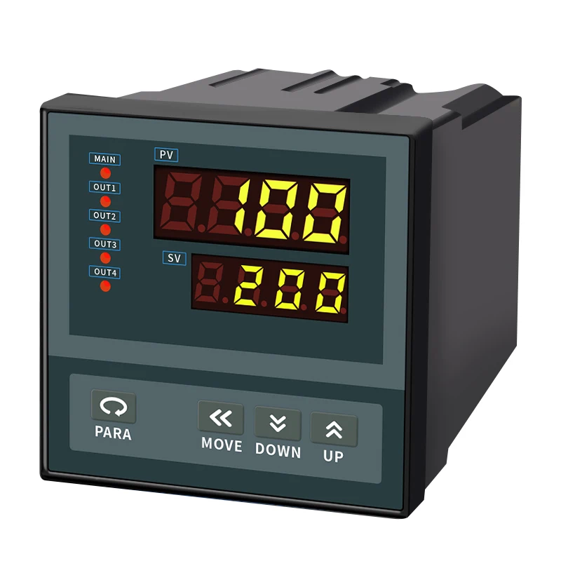 High quality industrial usage 220v 120v pid display temperature controller 4 channels process indicator 4-20ma