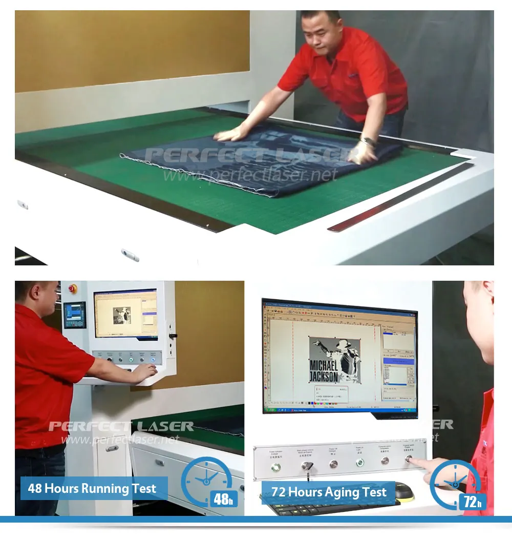 Denim Jeans Co2 Laser Galvometer Washing Marking Printing Machine