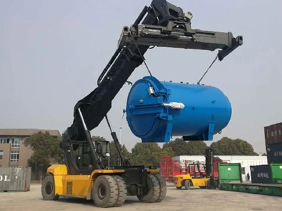 Factory Price CLG2045 45Ton Reach Stacker Container Handler