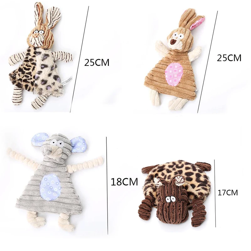 Wholesale New Design Cute Dog Plush Toys Durable Dog Chew Toys Cleaning Teeth Toys