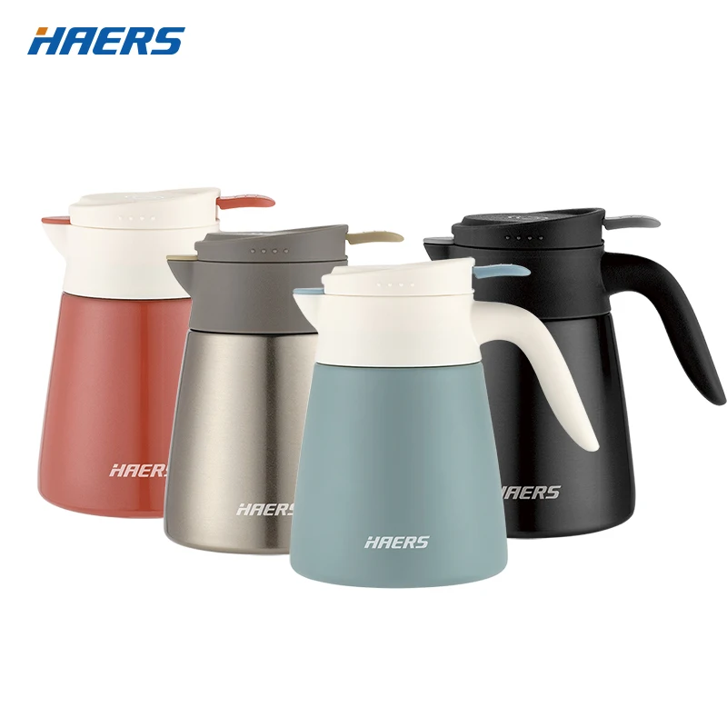 Keep 12hrs Hot and Cold Stainless Steel Vacuum Insulated Thermal Big Coffee Carafe Tea Pot