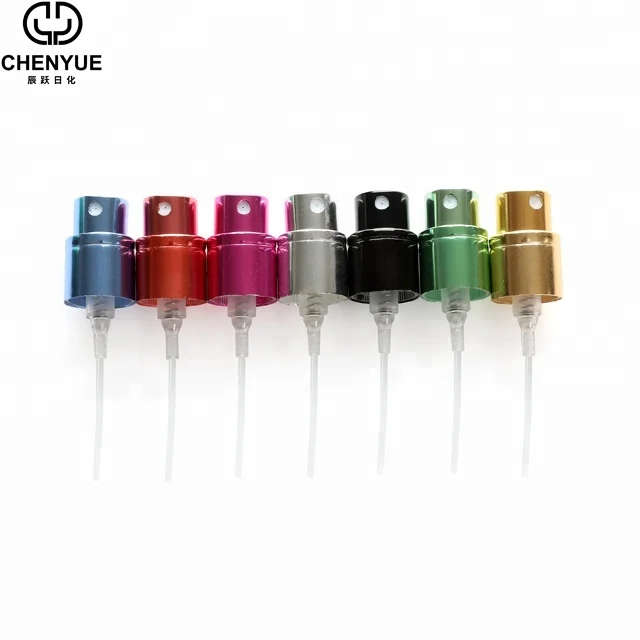 Color painting15mm Aluminum Screw Bottle Spray Pump For Perfume