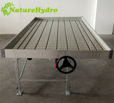 
NatureHydro rolling benches greenhouse flood grow tray and tables 