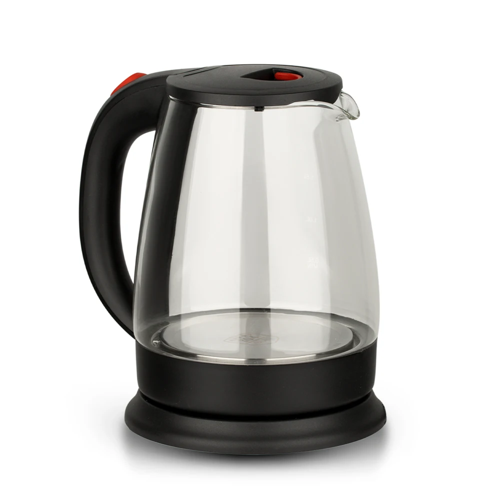 Fast Heat Function Adjustable Temperature Electric Borosilicate Glass Kettle Portable Kettle Household Glass+stainless Steel 220