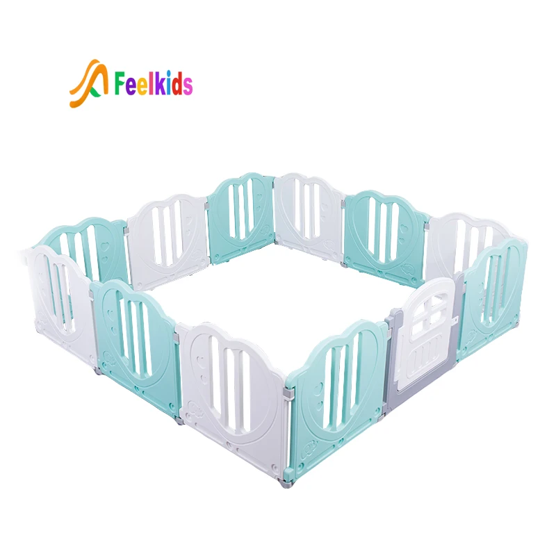 Feelkids hot selling high quality plastic outdoor new arrival baby play yard