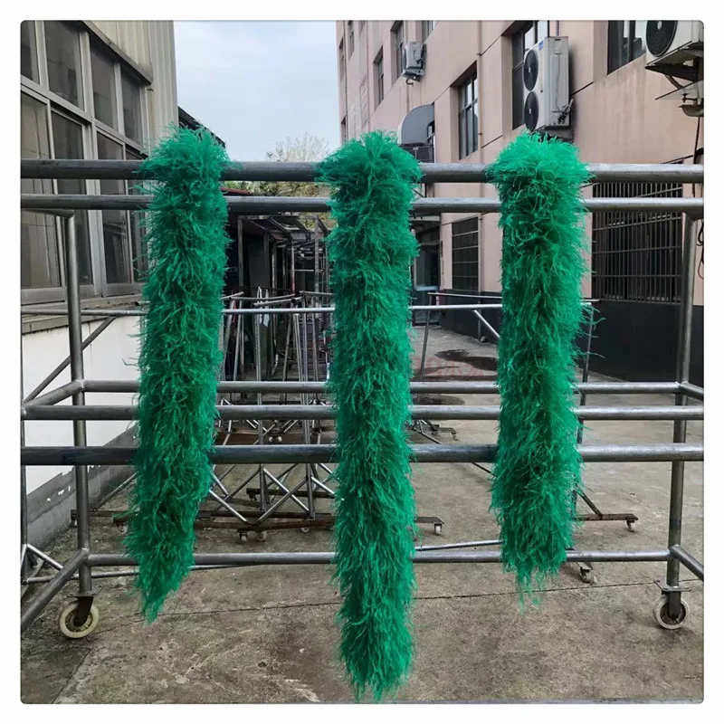 8ply Ostrich Boa Factory Price for 12-15cm long feather made Cheap 8ply Ostrich Feather Boa