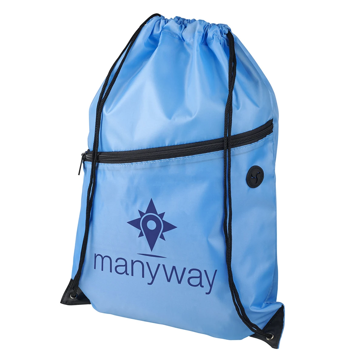 2021 summer hot sell 210d polyester drawstring bag with custom printed logo