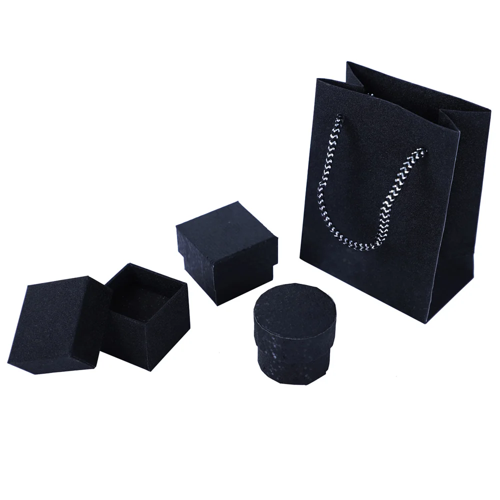 Gift Paper Box Jewelry Packaging Custom Beads Bangle Ring Bracelet Necklace Velvet Box Jewelry