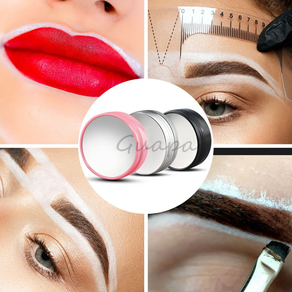 Customized Microblading Eyebrow White Paste Tattoo Brows Permanent Makeup Mapping Paste For Brow Lip Shape Position Marker Tool