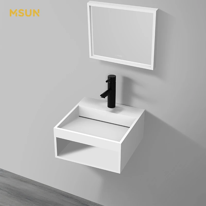 Hot selling acrylic solid surface foot washer new design bathroom washing basin