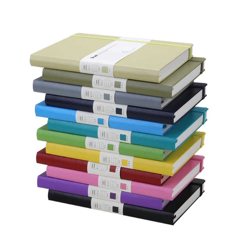 
2021 planner wholesale FRONT daily planner lined dot grid blank journal A5 leather FRONT logo notebooks 