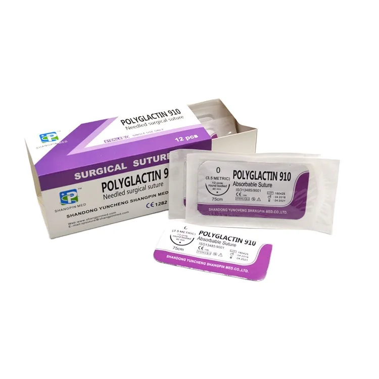 Factory surgical sutures PGA 910 PGLA PGA suture