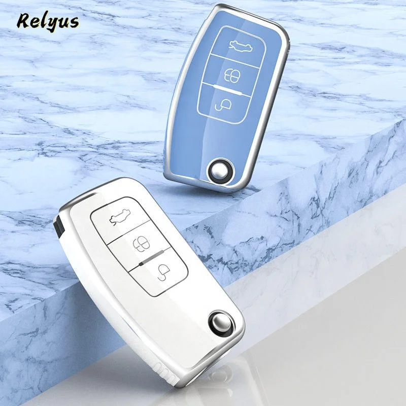 Wholesale Hot Selling Tpu Car Key Cover High Quality Car Key Protector Cover For Ford Fiesta Focus 2 Ecosport Kuga Escape Falcon