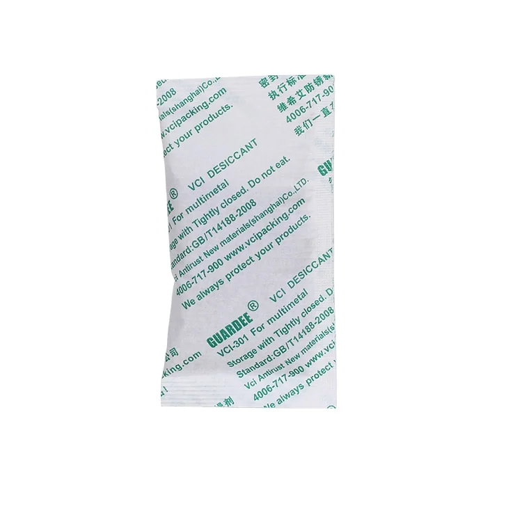 High quality VCI Desiccant Powerful Waterproof Rustproof Metal Products Shipping and Storage Container  Antirust Desiccant