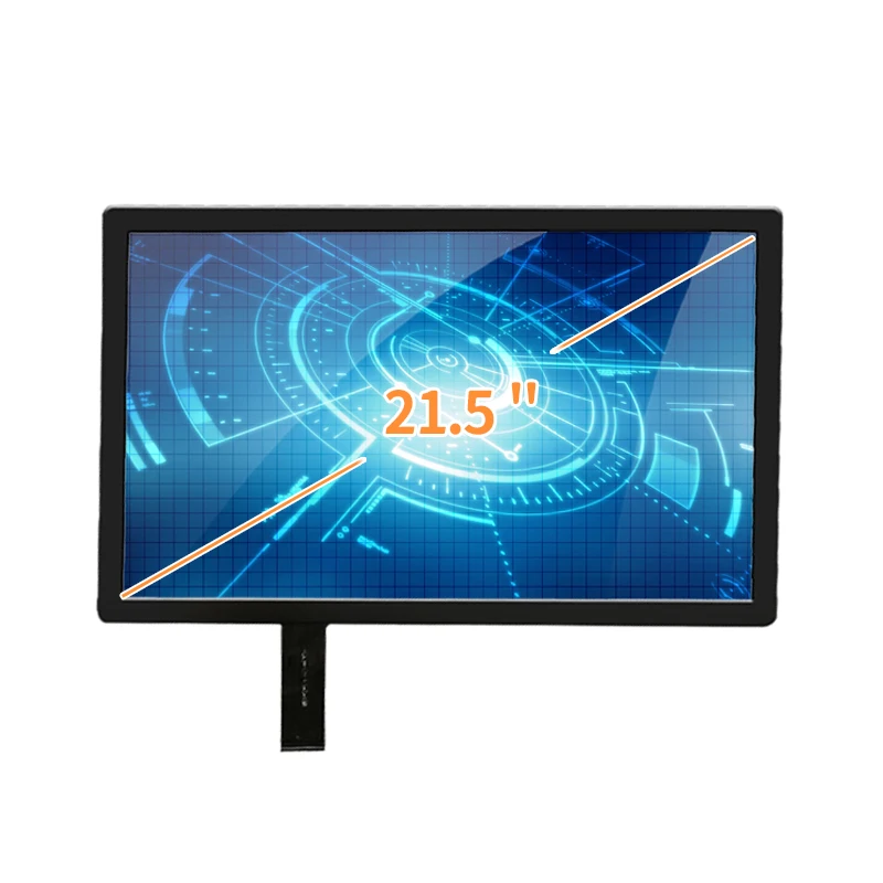 Промышленные сенсорные панели с сенсорным экраном 21,5 дюйма, usb ilitek pcap, емкостный сенсорный экран для рекламной машины «все в одном»