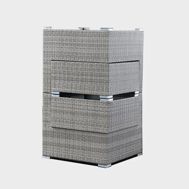 Patio Chaise Lounge Chair 2-piece Sun Beds Outdoor Pool Rattan Wicker Sun Loungers