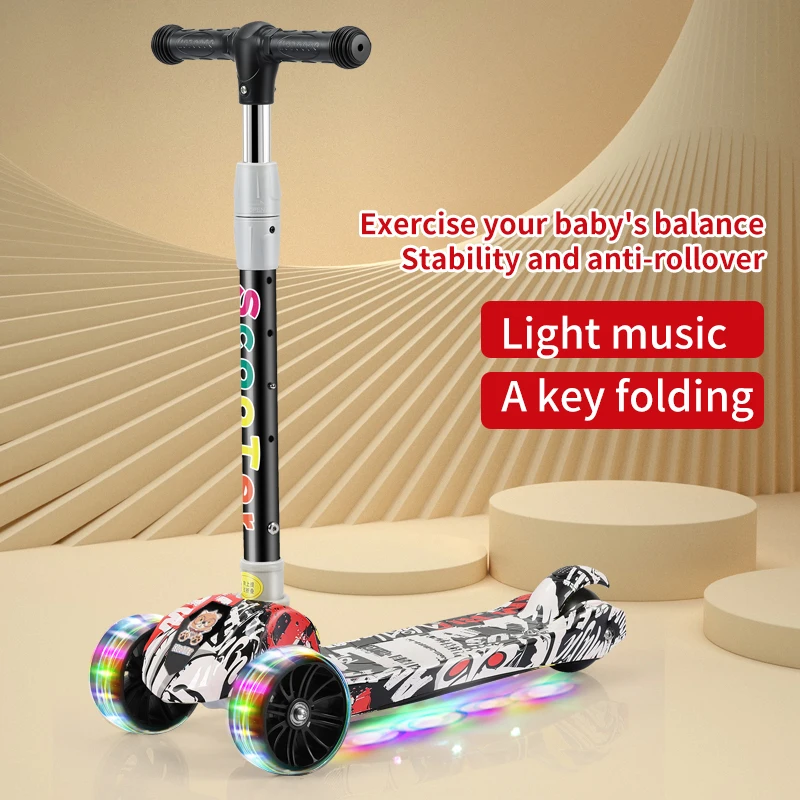 Скутеры для детей 2-3-610 лет и старше 8 лет педали для мальчиков и девочек Детские скутеры