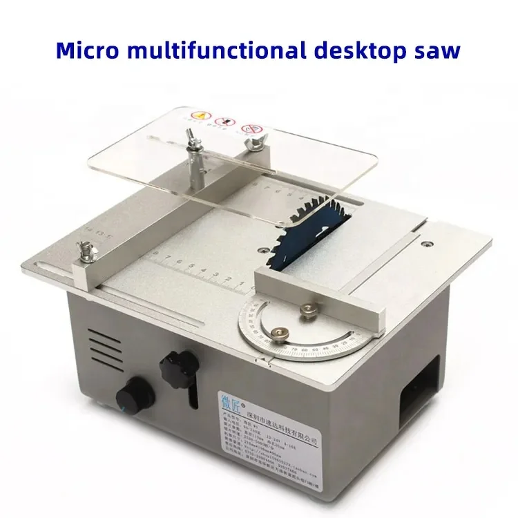 Mini Table Saw, Multifunctional Electric SawsPrecision Micro Household Cutting Machine Small Woodworking Electric Saw