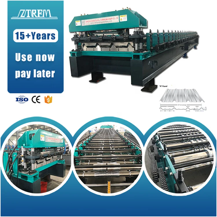 PV4 classic rib steel roof panel machine ibr making machines