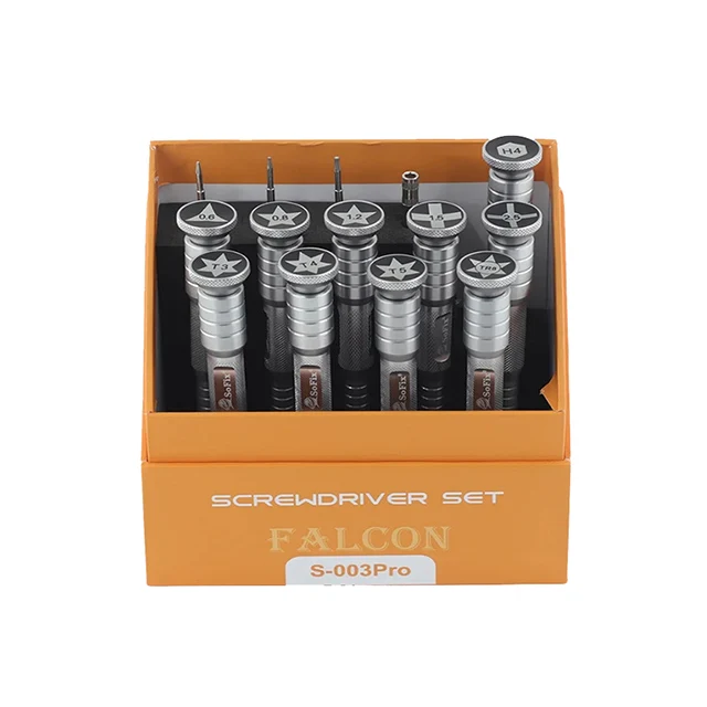 S-003Pro 14-в-1 набор высокоточных отверток для iPhone Macbook телефона/планшета/ноутбука корпус экрана разборка по индивидуальному заказу