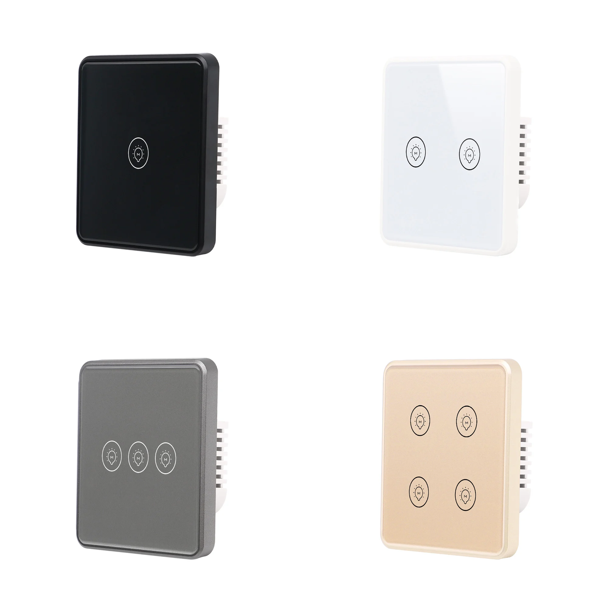 2022 Best Sale Tuya WiFi Switch Smart Home Alexa Voice Control Touch Control ZigBee Smart Switch