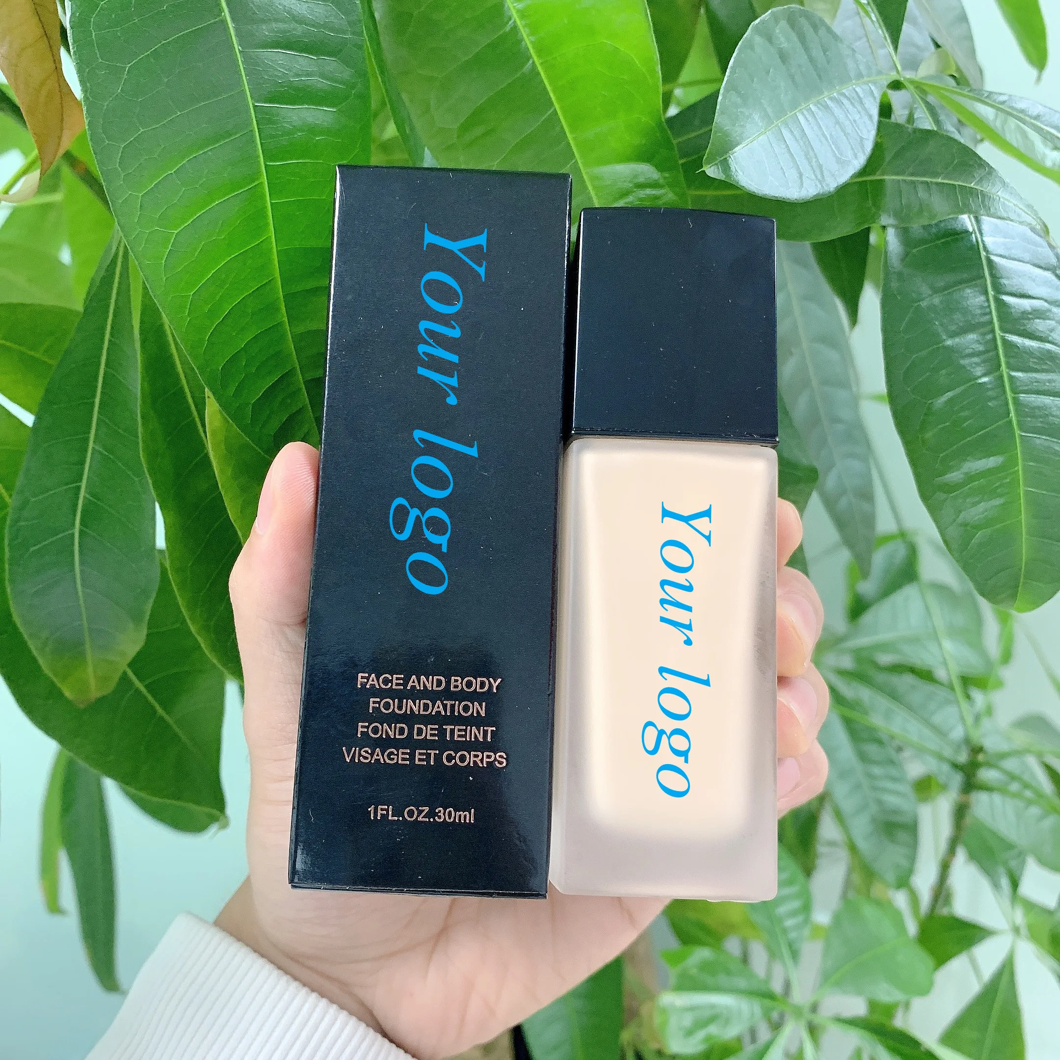 High Quality Private Label Makeup Black Skin Liquid Matte Foundation Makeup
