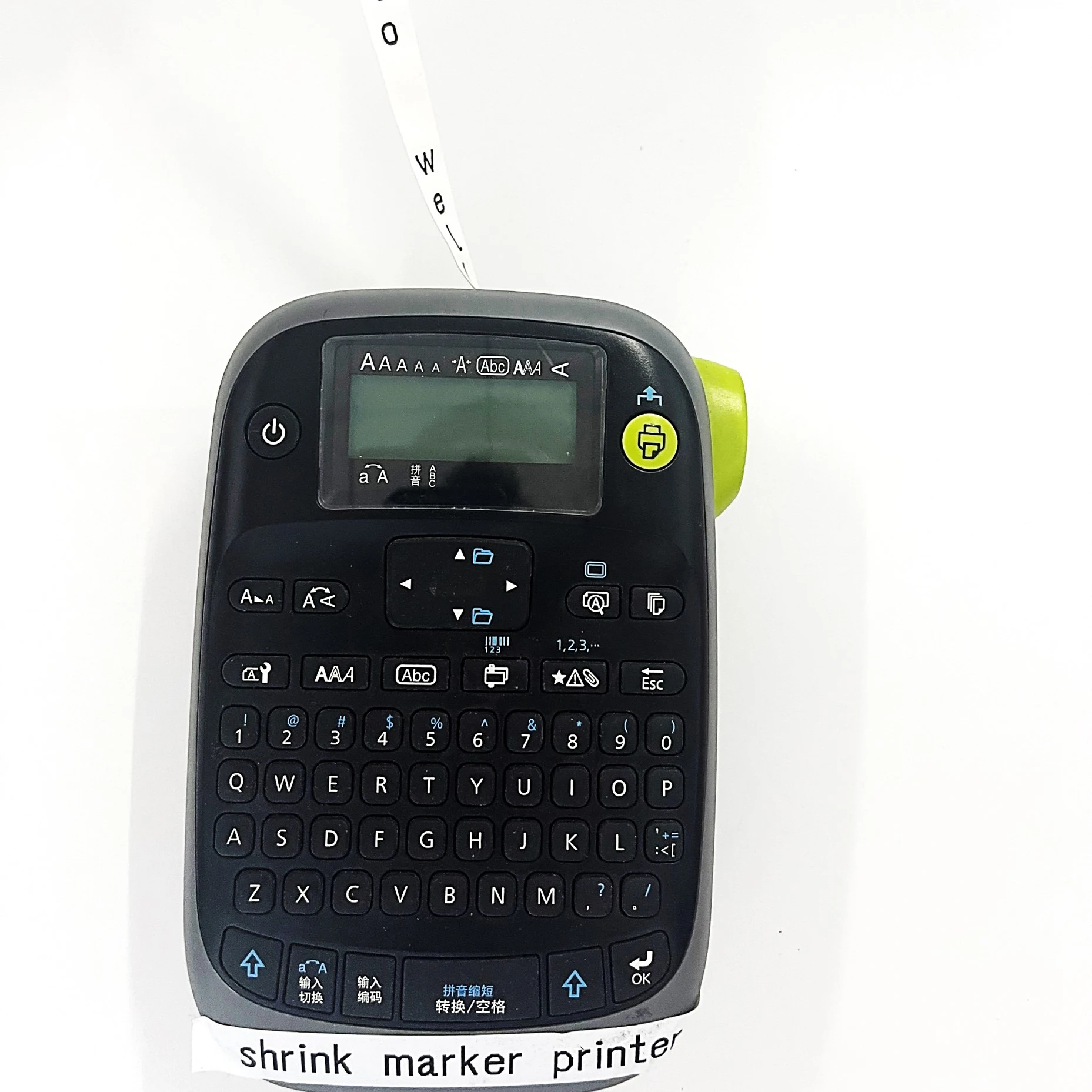 Wellco ручная портативная термопередающая этикетка, кабель маркера, принтер, термоусадочная трубка, принтер для этикеток