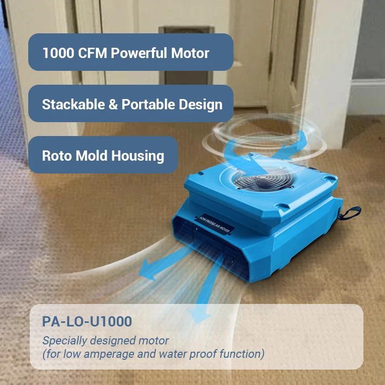 Preair One-stop Solution LGR Dehumidifiers Air Mover and Air Scrubber for Basement Dehumidifying Dryer