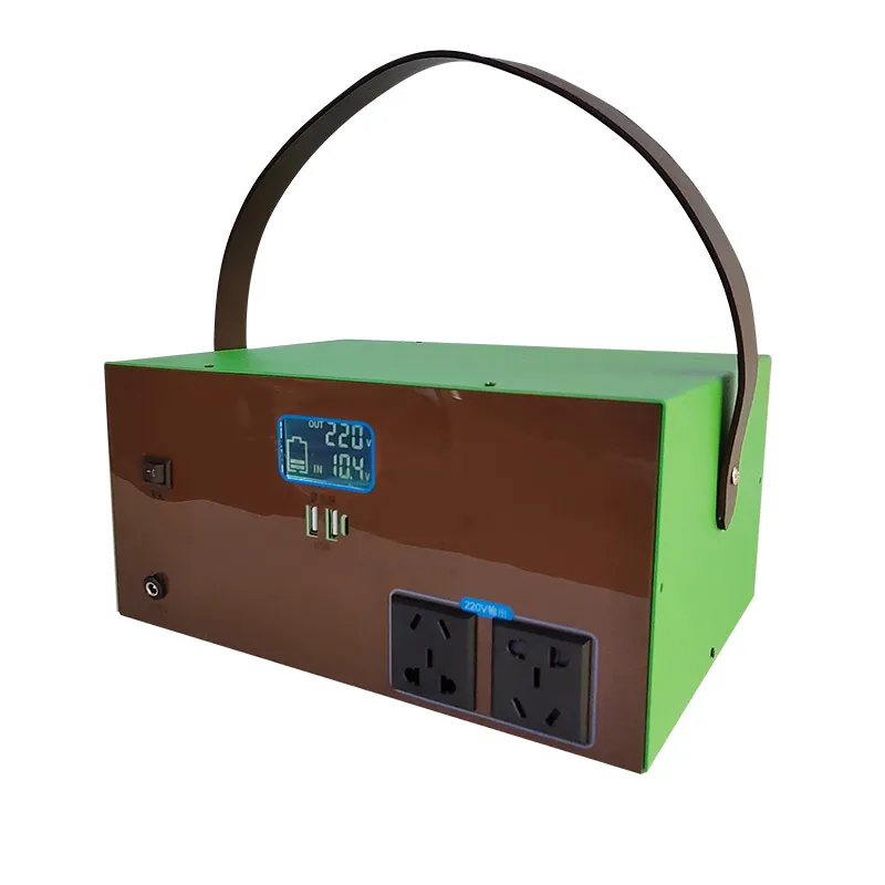 Lithium Battery Bank Station 300w 500w 1000w 2000w 3000w 110v 220v Solar Generator Portable