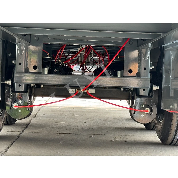 LUYI New Design 50t 4 Axis U-turn Back 4 Axles Heavy Duty Side Aluminum Rear 50 Ton Hydraulic Semi Truck Dnd Dump Trailer