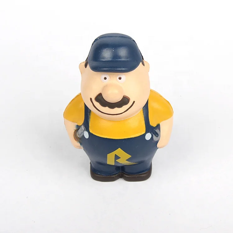 BSCI Factory Cartoon Character Anti Stress Ball Popular Design Antistress Toy