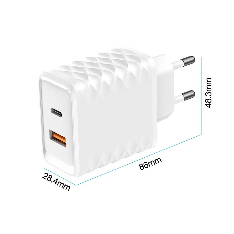 Быстрое зарядное устройство с завода оптовая продажа новый PD 35 Вт адаптер для быстрой зарядки USB Type C настенное мобильного телефона iPhone AU/EU/US 20 В 3 0