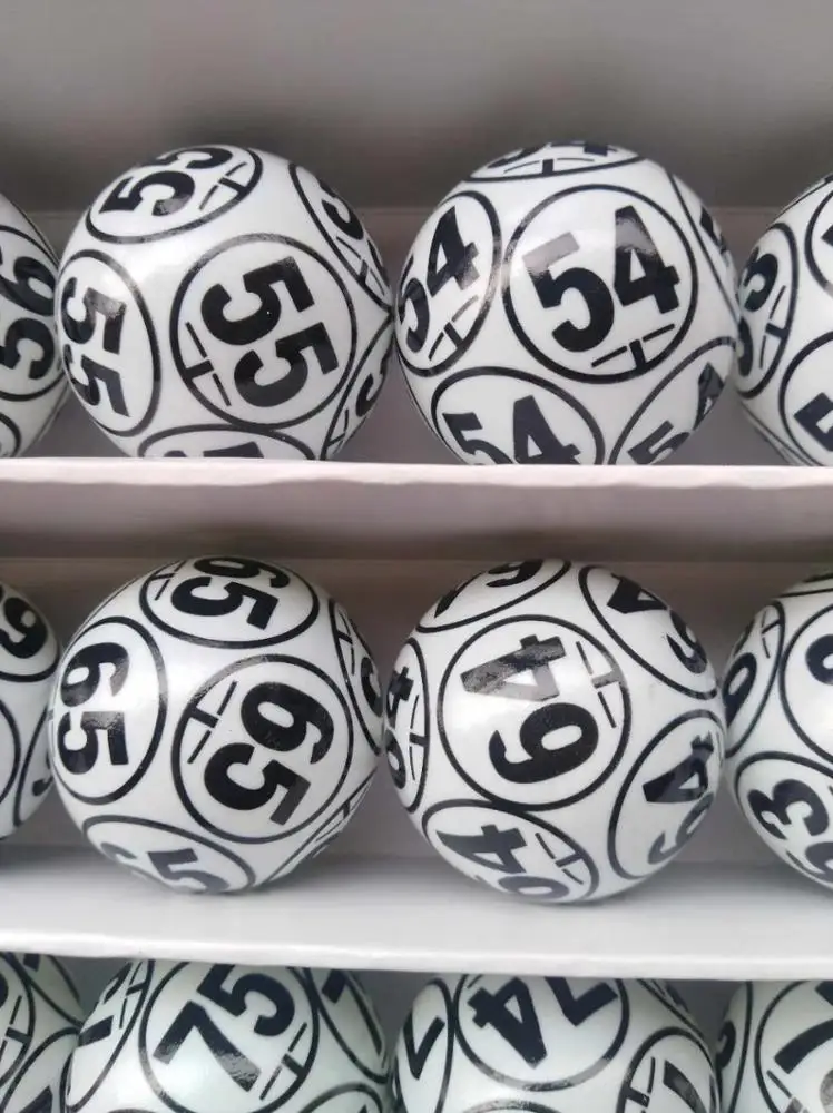 
Professional Numbered Bingo Balls ABS white six side print ping pang ball for Electronic Bingo Machine or Bingo Cage 