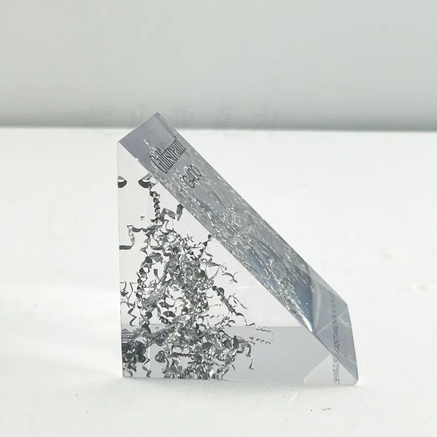 Acrylic Triangle corners display cube custom acrylic display cube name display high quality products