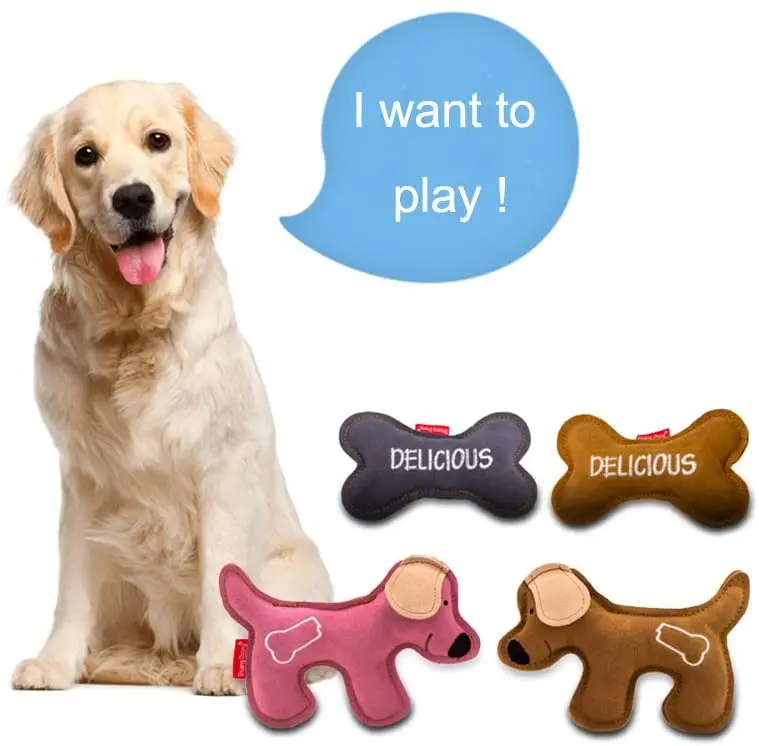 Dura-Fused Leather Dog Chew Toy, Bone, Horse