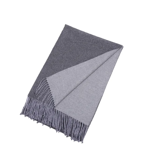 
2021In Stock Fashion Winter Long Two Sides Soft Knit Cashmere Pashmina Shawl Wool Scarf 