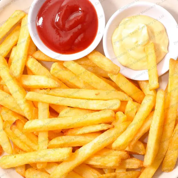 fully automatic 500kg/h frozen french fries production line