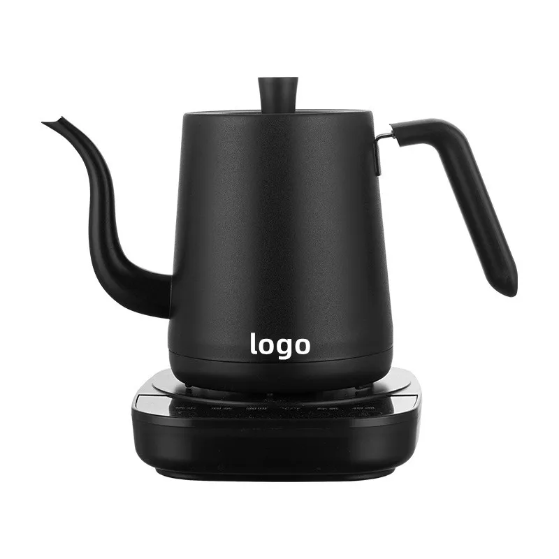 Manufacturer 110v/220v Electric Coffee Pot Water Temperature-control Heating Stainless Steel Gooseneck Teapot Electric Kettle