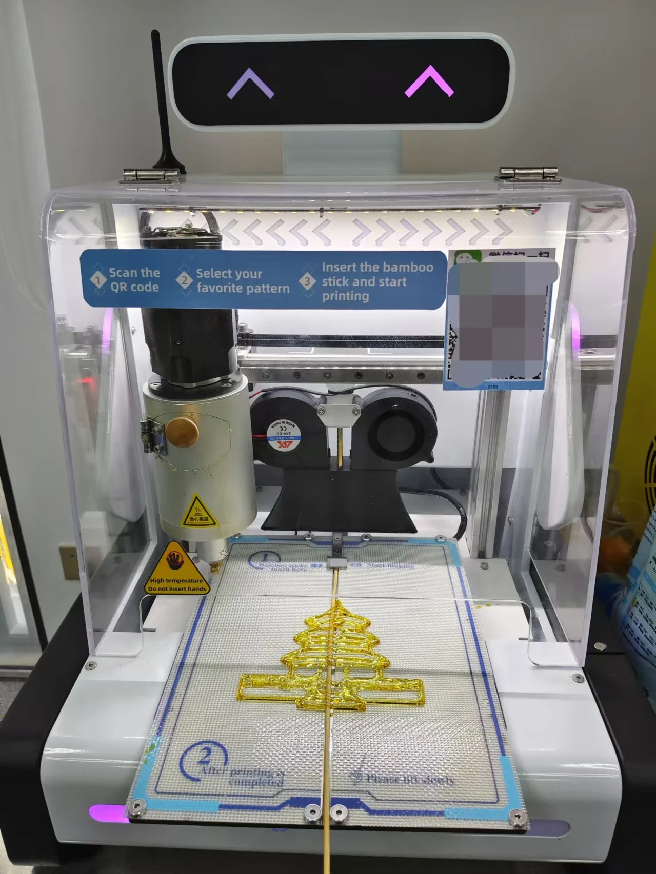 Edible Sugar Painting Printer 3D Food Printer AI Custom Patterns