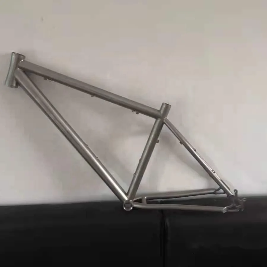 26er/27.5er/29er * 17 'титанового сплава MTB рама дисковый тормоз