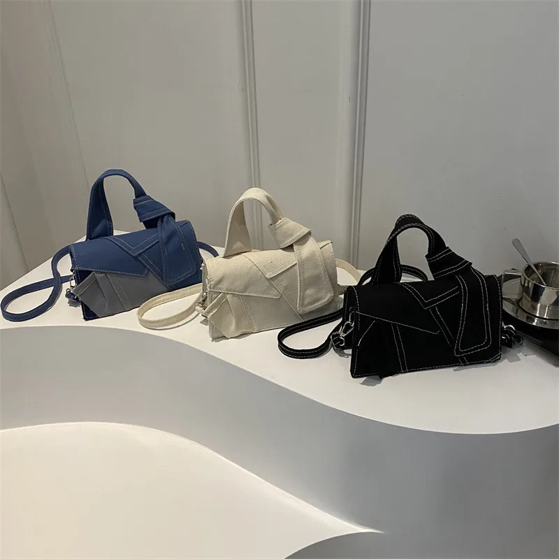 Fashion Denim Patchwork Design Shoulder Bag Female Handbags Women large capacity Jeans Totes Bag