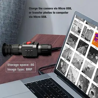 Thermal Image Scope Ht-c8 Hunting Thermal Imager New Model Best Quality with 25mm/35mm/54mm/75mm 25mm Lens