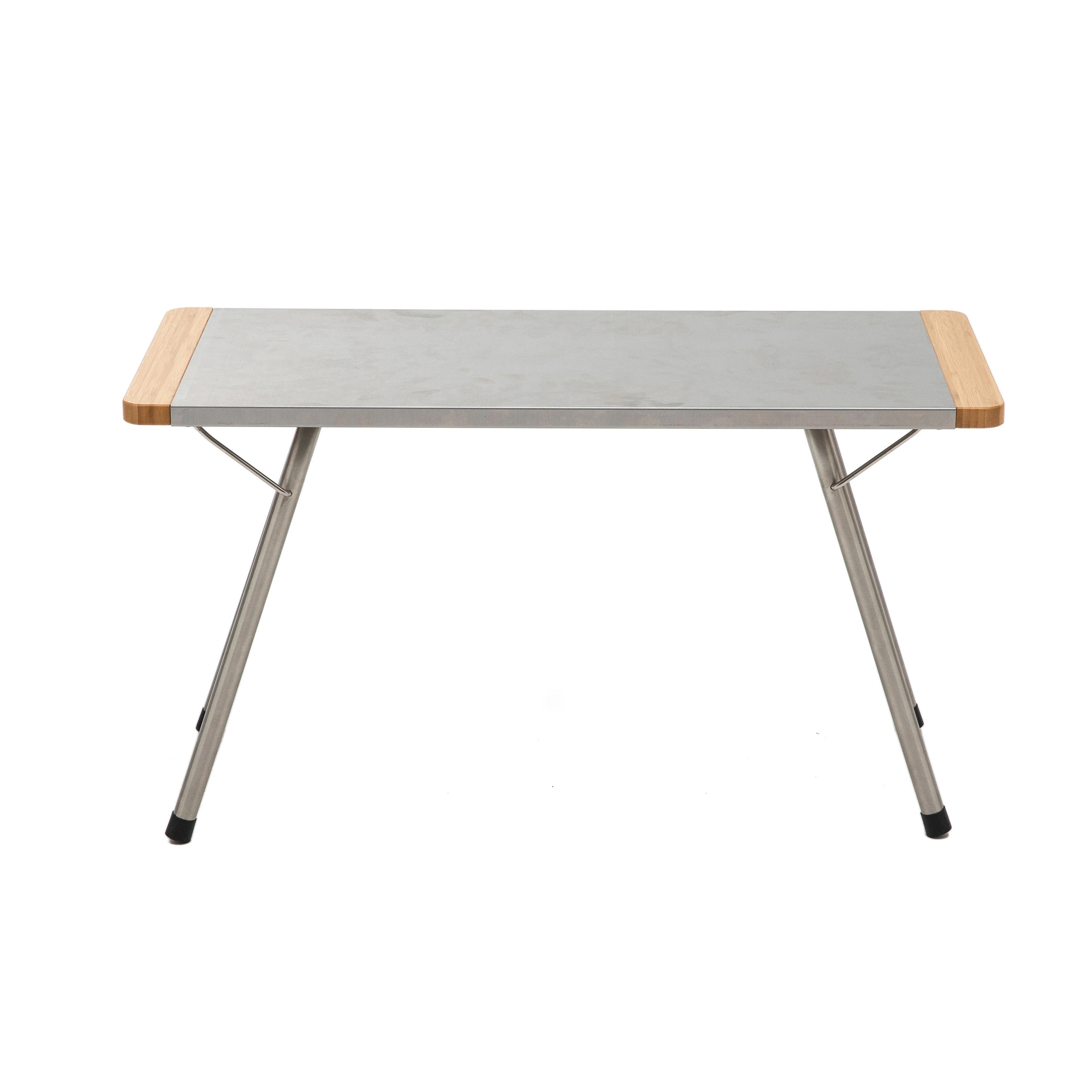 OEM Multifunction Folding Table Stainless Steel Camping Table Outdoor Furniture Portable Foldable Laptop Table for Hiking