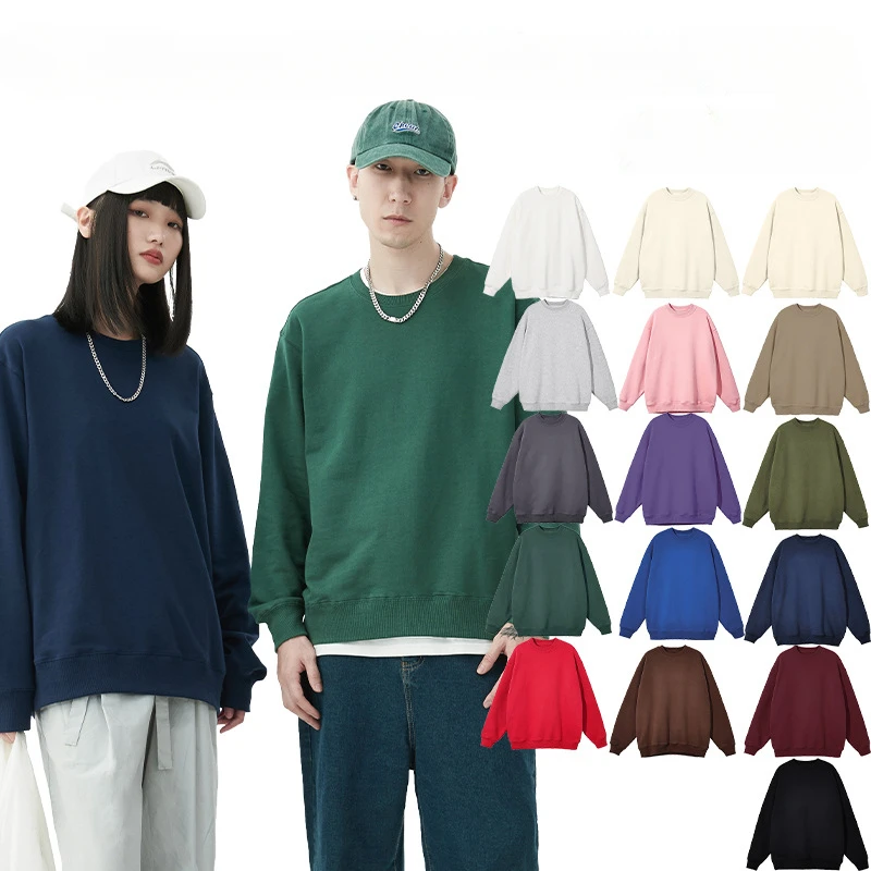 AOLA ODM High Quality Heavyweight Unisex Blank 100%Cotton Custom Embroidery Oversize mens 320 GSM Essentials Pullover Hoodies