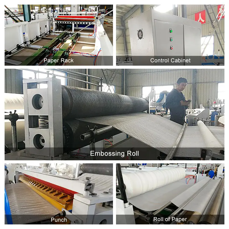 Automatic Tissue Paper Making Machine Paper Toilet Paper Rewinding Machine Toilet Tissue Roll Equipment