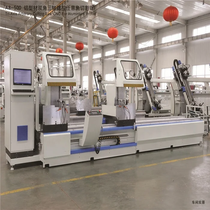 Aluminum window door fabrication machine