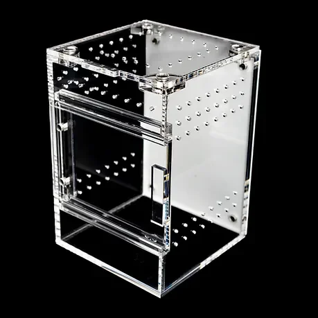 Wholesale Clear Acrylic Reptile Display Case  High Quality  Customized Design  Reptile Enclosure Jumping Spider Breeding Box