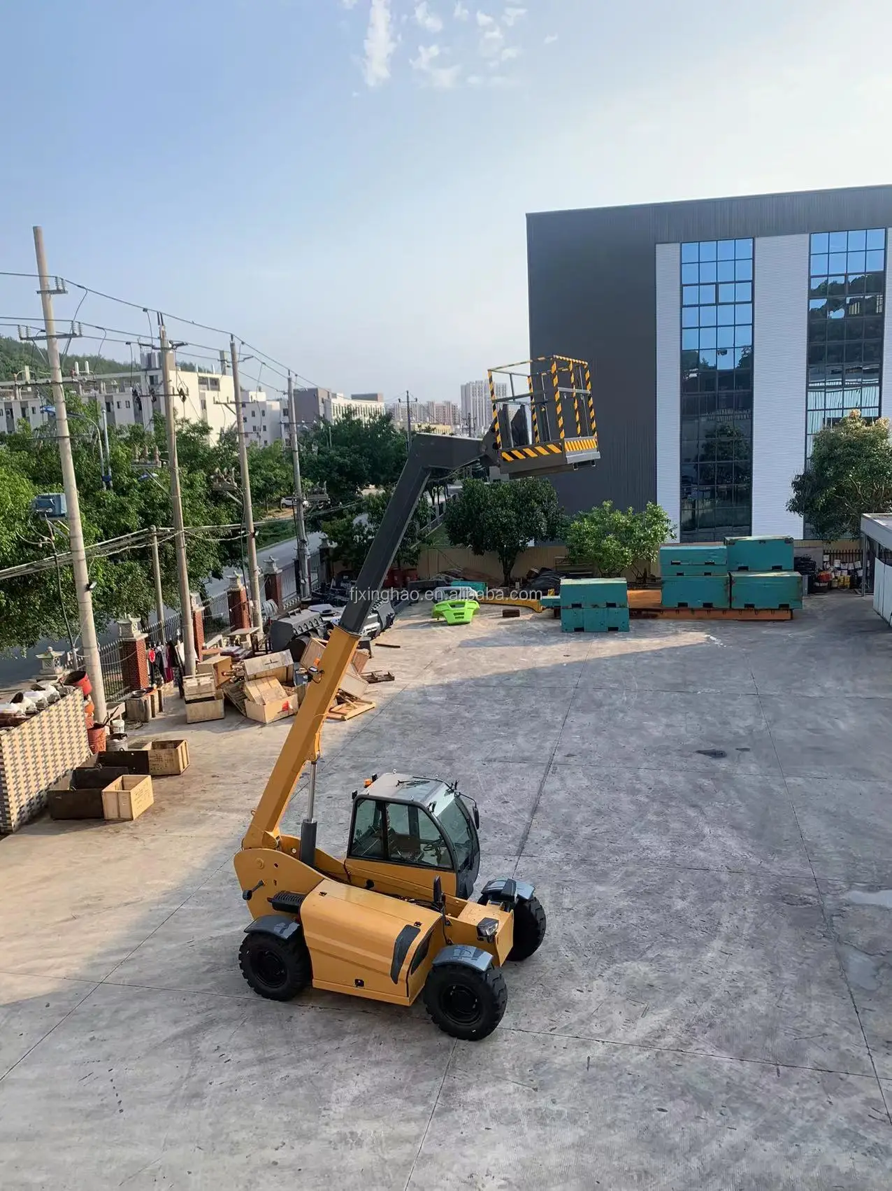 Xinghao Brand New Diesel manitou telescopique Container Telescopic Handler 6800mm Telescopic Handler Construction Machinery