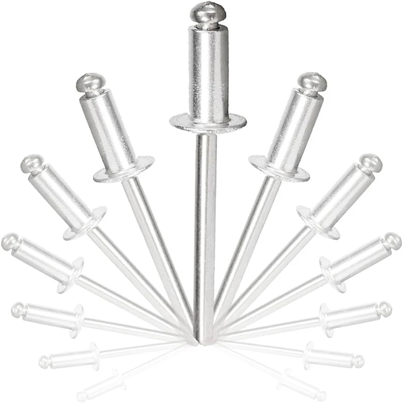 Wholesale Pop Rivets Aluminium 6mm 4.8mm Pop Blind Rivet Round Head Aluminum Blind Rivets Box